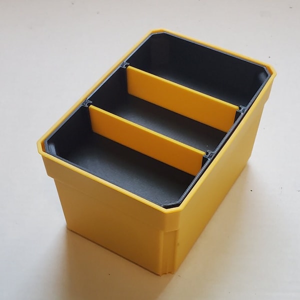 DEWALT Deep Pro organizer large tray nesting bin insert w/removable dividers.