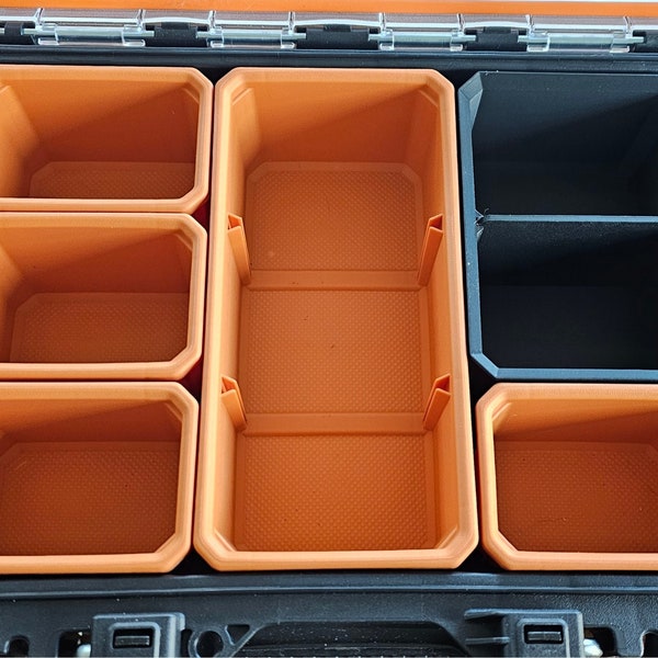 Ridgid Pro Gear System Gen 2.0 double tray insert bin w/ removable divider