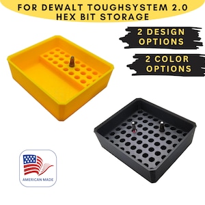 For DEWALT ToughSystem 2.0 Organizer - Insert Small Tray Divider Hex Bit Storage - 2 DESIGN CHOICES