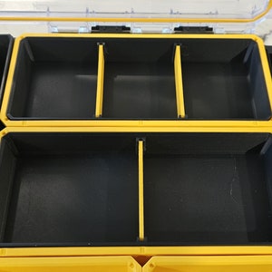 DEWALT ToughSystem 2.0 organizer large tray nesting bin w/divider