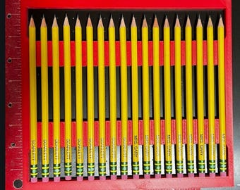 eufyMake E1 Pencil Jig Template or other UV Printers, Screen printers | HOLDS 18 #2 PENCILS | Fits any flatbed printer