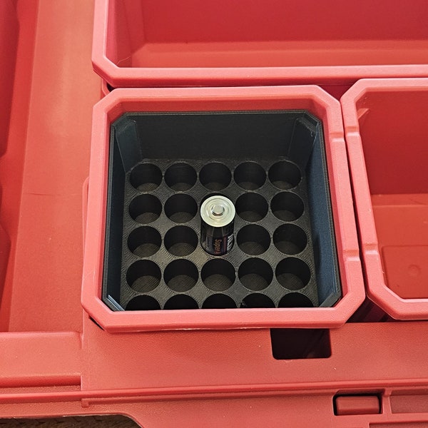 Milwaukee PACKOUT organizer battery tray deep bin insert AA AAA - Custom Packout Mod