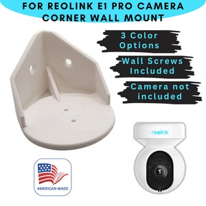 Corner Wall Mount FOR REOLINK E1 Pro Indoor Security Camera | Screws included
