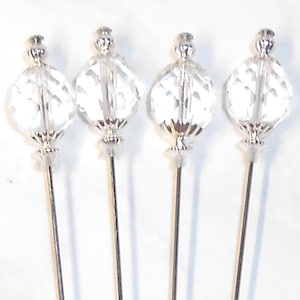 Crystal Martini Picks: Elegant Cocktail Skewers with Czech Beads