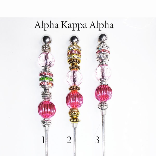 Decorated Cigar Picks, Alpha Kappa Alpha Sorority Gift, Cigar Stick, Charmed AKA Cigar Pick