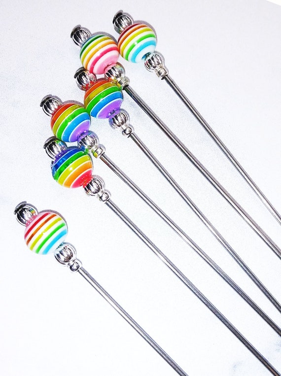 Lot De 16 Pics à Cocktail En Acier Inoxydable Doré – Longueur 10,9 Cm – Réutilisables, Pour Olives, Fruits, Apéritifs - 10
