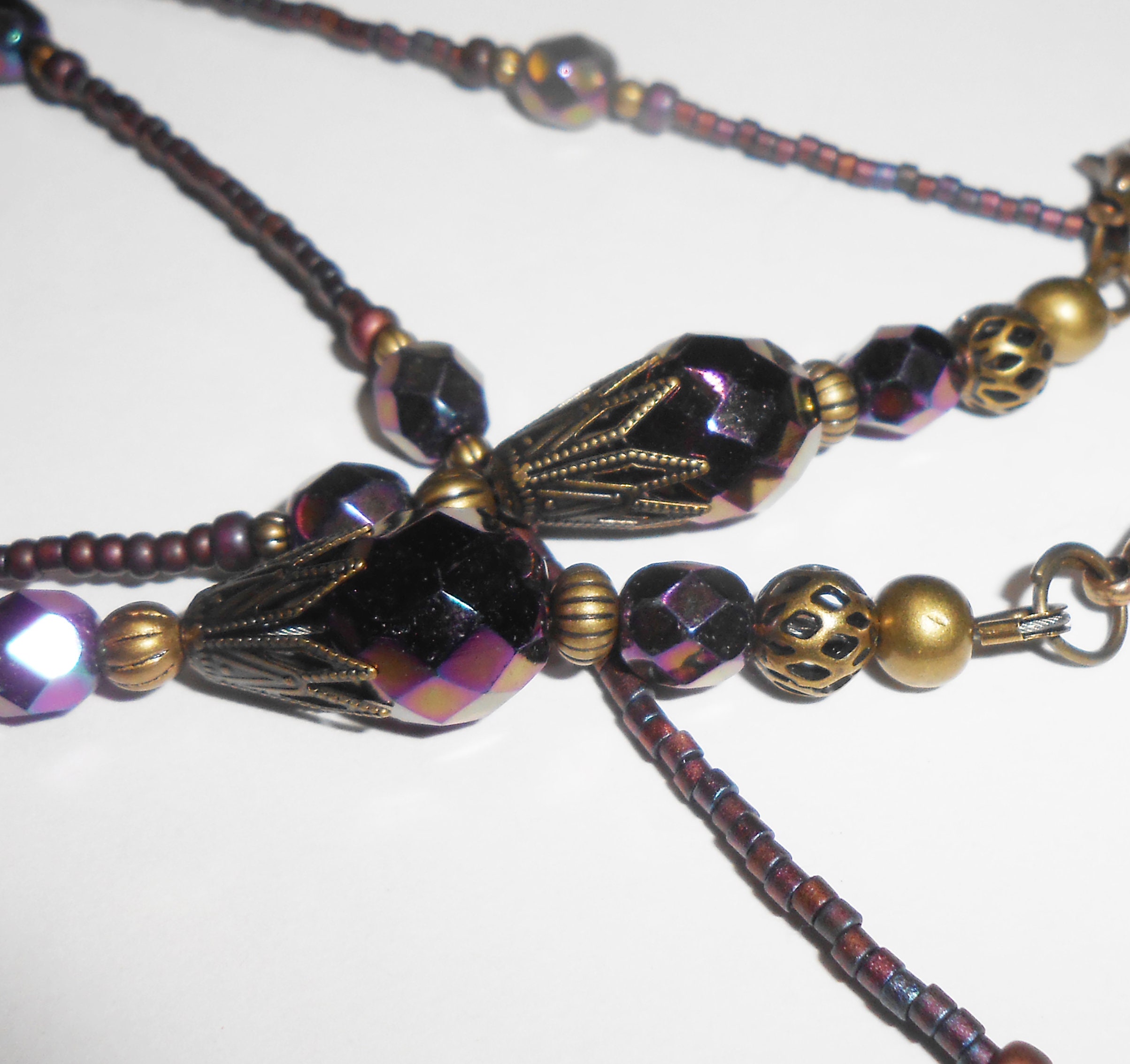 Vintage Style Beaded Eyeglass Chain Women's Beaded Etsy