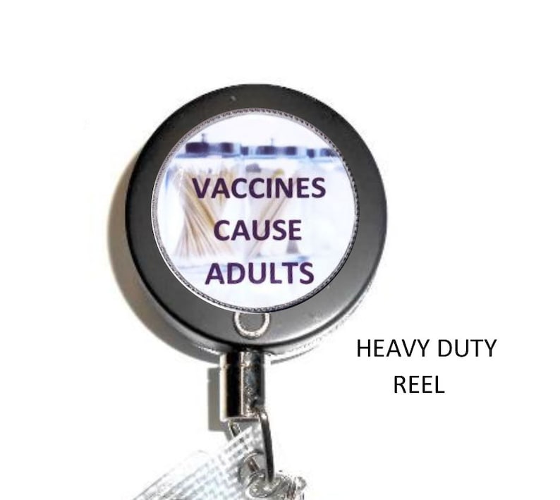 IDR100 Retractable Id Badge Reels Id Badge Reel- Id Badge Holder LVN RN Nurse Id Quarantine Humor Id Badge Reel