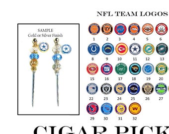 Sport Team Cigar Stick Stainless Steel Cigar Pick