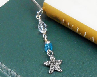 Starfish Charmed Bookmark - Bookmark - Book Hook - Beach Theme Bookmark - Gifts for Teacher - Marine Life Bookmark - BK123