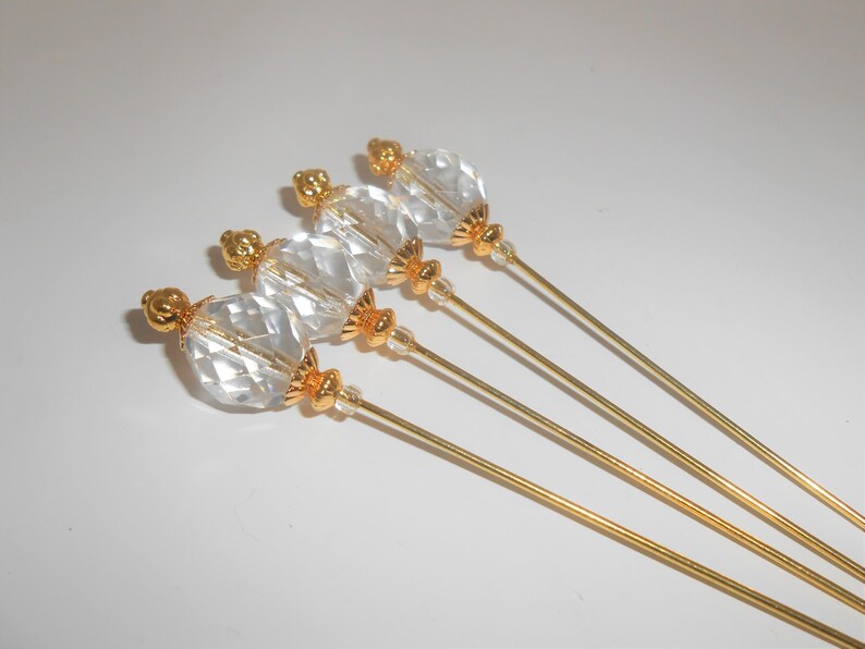 Crystal Cocktail Picks Beaded Martini Picks Cocktail Etsy