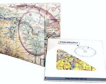 Columbia Gorge Aviation Sectional Wallet
