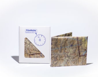 Idaho Backcountry Aviation Sectional Wallet