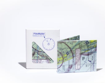Orlando Florida Aviation Sectional Wallet