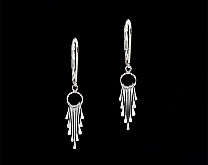Orecchini Pendenti A Goccia In Argento 925 Con Zirconi A Forma Di Infinito - Donna - 3