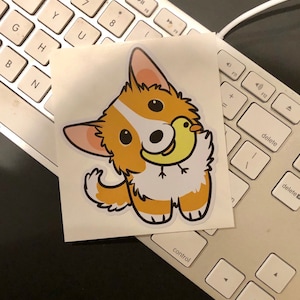 Cute Corgi Car Decal/Sticker/Bumper Sticker/Decoration