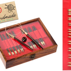 Circular Needle Set – Set of circular knitting needles in a variety of sizes, perfect for knitters working on hats, sweaters, and more.