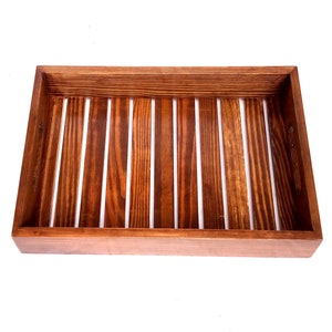 Wooden Seving Tray - Wood Tray for Kitchen - Wooden Tray for Hotel - Decorative Tray - Serving Tray - Tray for Guest - Wooden Handmade Tray