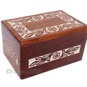 Wooden Urn for human ashes – pet urns for dogs – cremation urns – adult cremation urn – urn for dog ashes – cat urns for ashes
