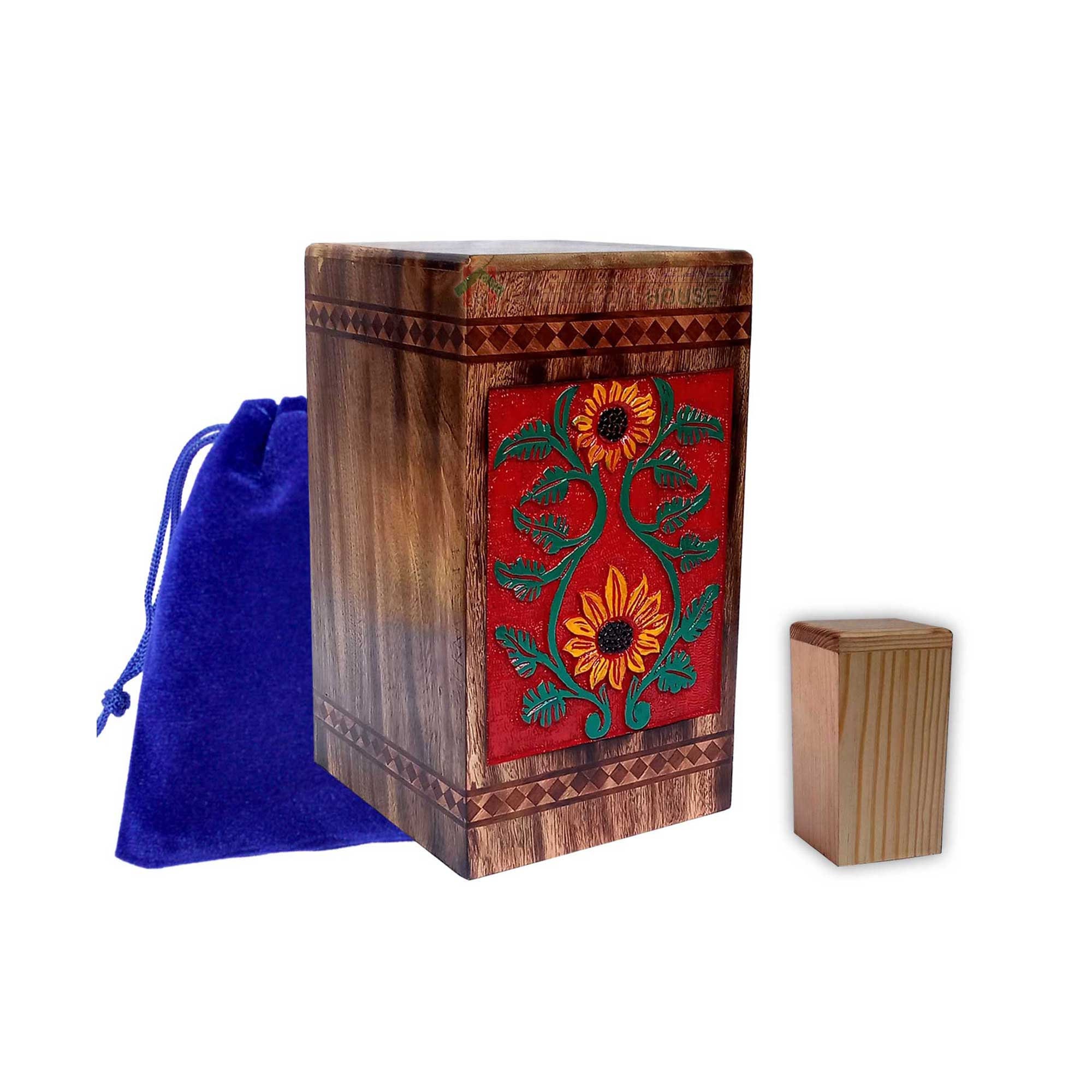 Traditional Wooden Cremation Adult Urn Funeral Casket Personalised Ashes Urn Traditional Wooden Cremation Adult Urn Funeral Casket Personalised Ashes Urn