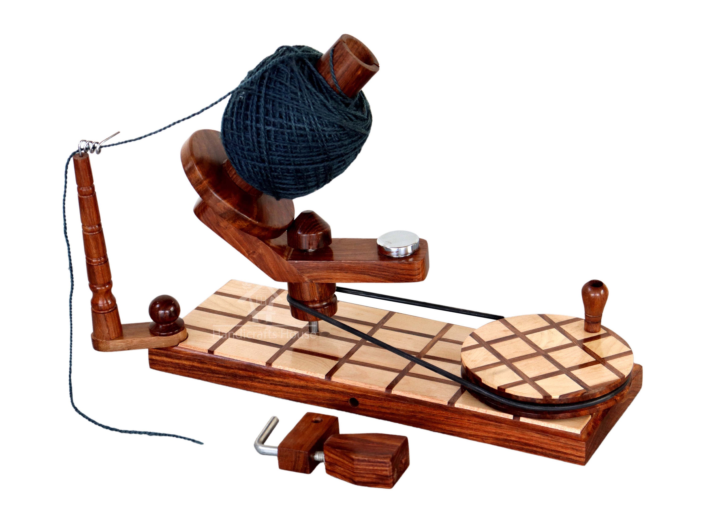 Kitting String Knitting Ball Of Yarn Handcrafted Wooden Yarn Swift For Knitting And ...