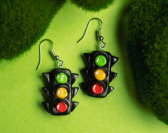 Tipp Hill Traffic Light Earrings