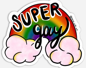 Super Gay Sticker