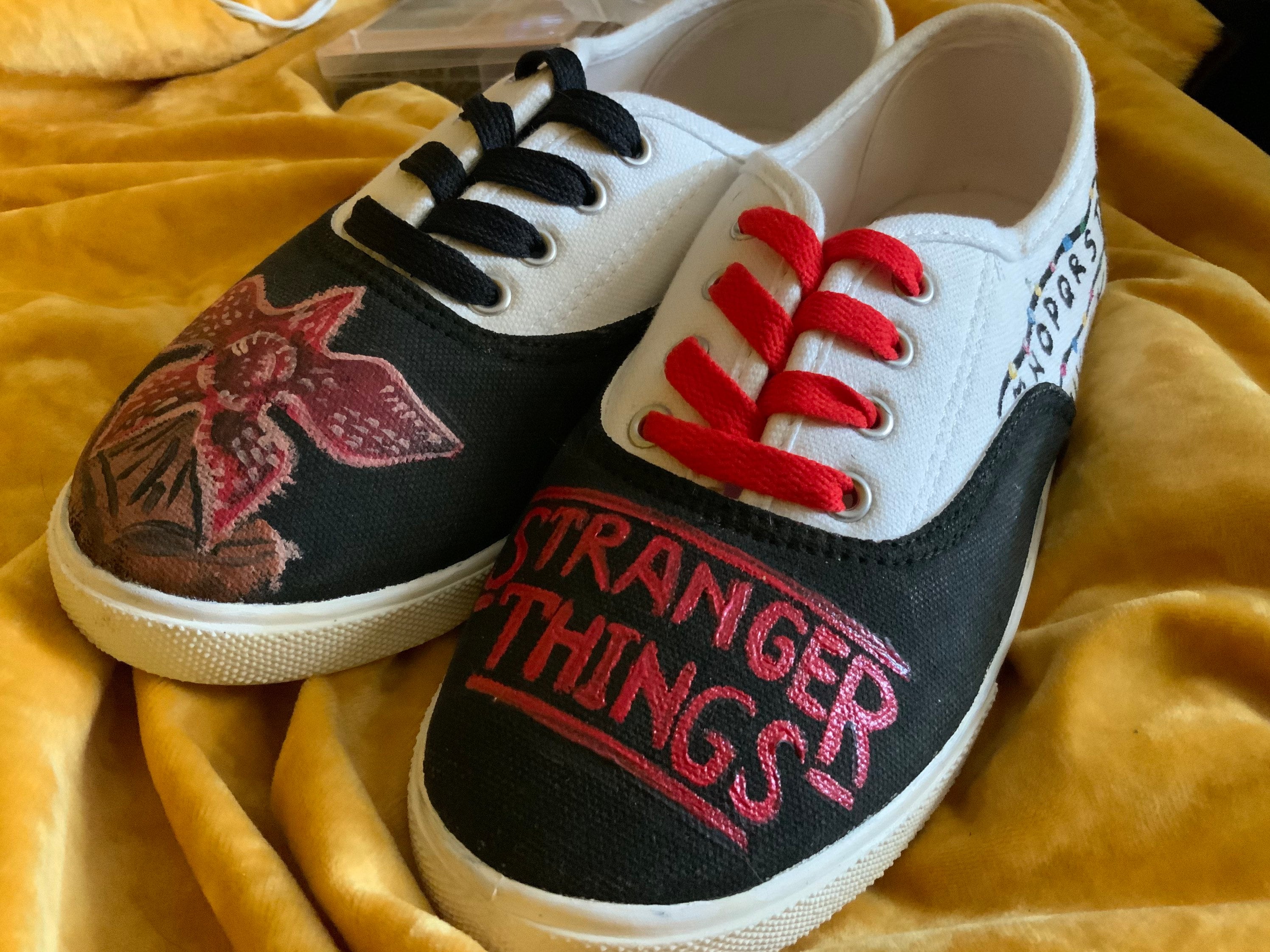 custom stranger things shoes