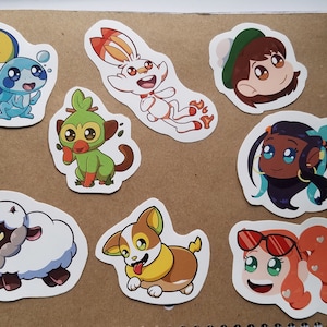 Sword and Shield Stickers