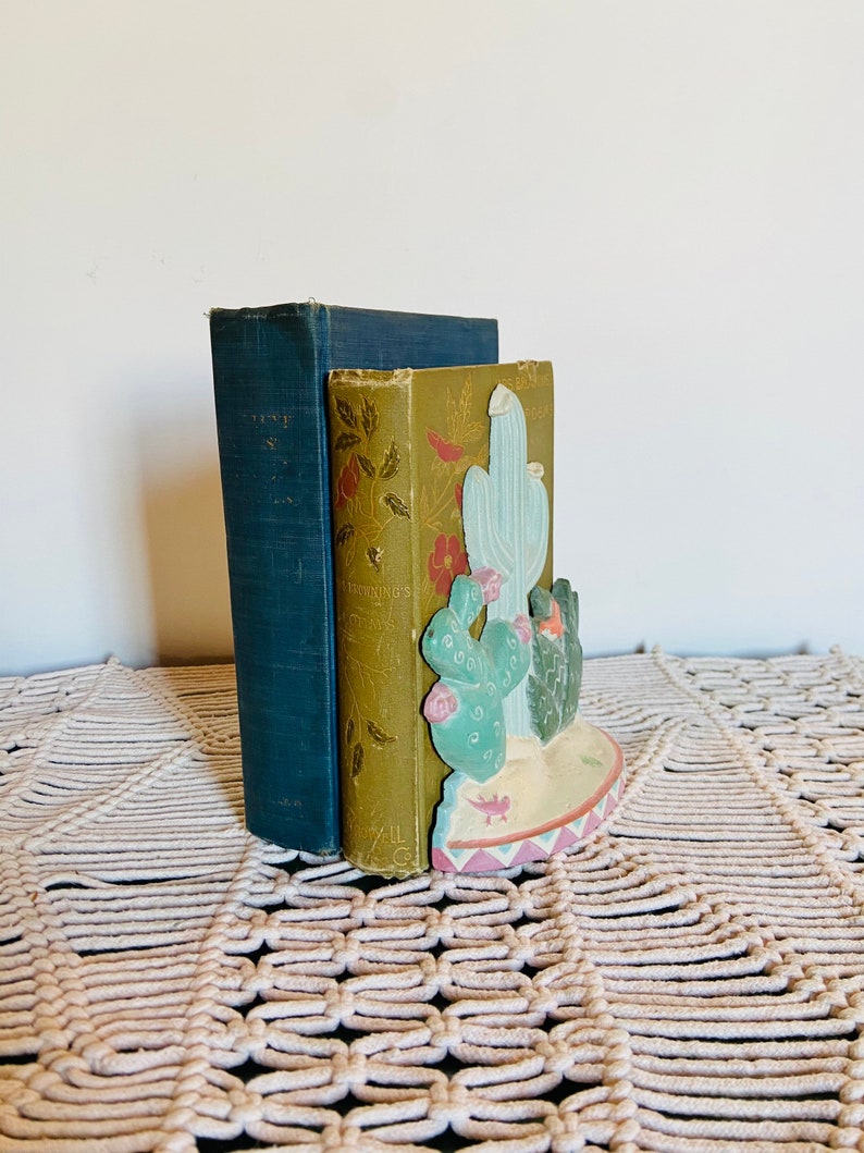 Southwestern Cactus Decor Vintage Midwest Importers Southwestern Cactus Desert Bookend Cactus Door Stop