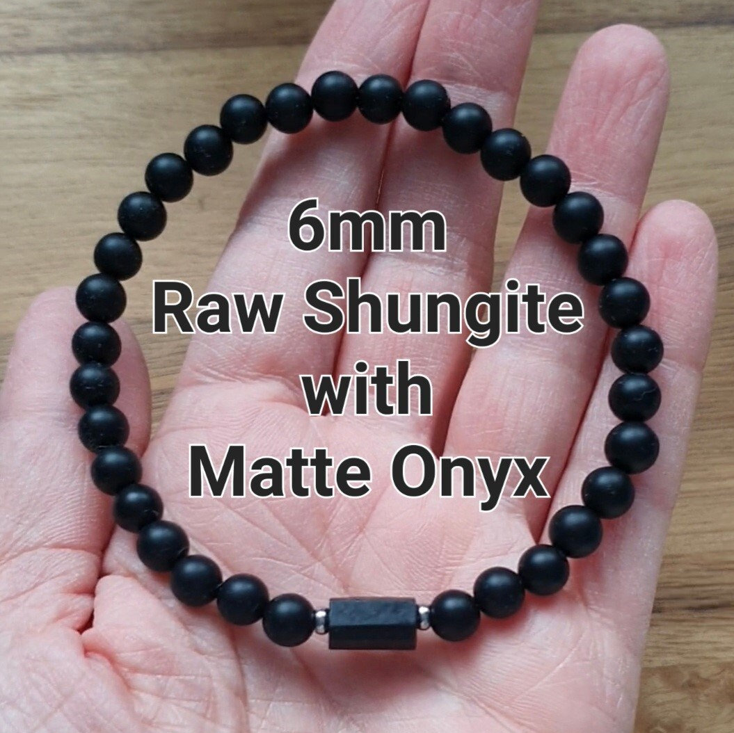 Shungite mens bracelet deals