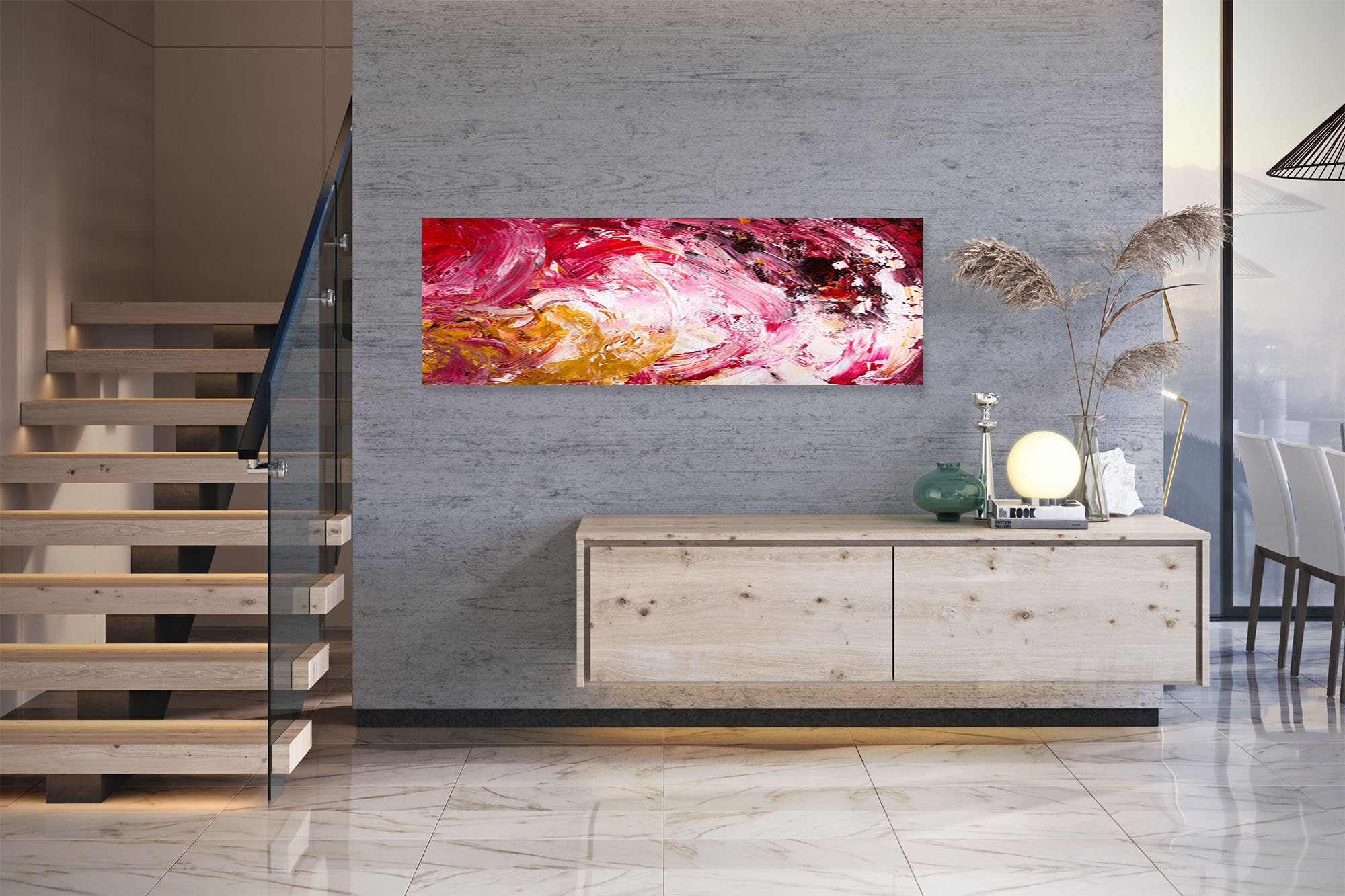 Large Abstract Art on CanvasArtwork OriginalBedroom Wall Etsy