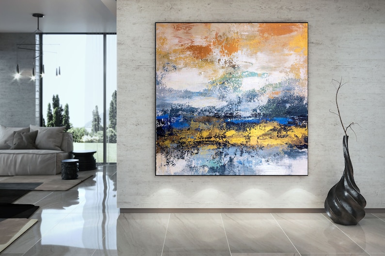 Original Painting Large Wall Art Abstract Painting Canvas Etsy UK