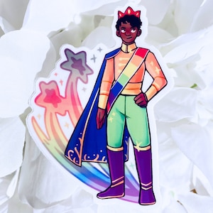 Gay Prince - Pride Royalty 3” LGBT Glossy Vinyl Sticker