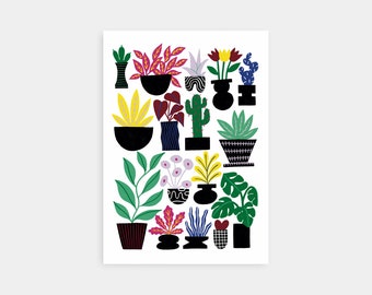 PLANTS - A4/A3 illustration