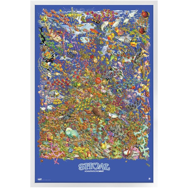 Shoal Framed Poster Print