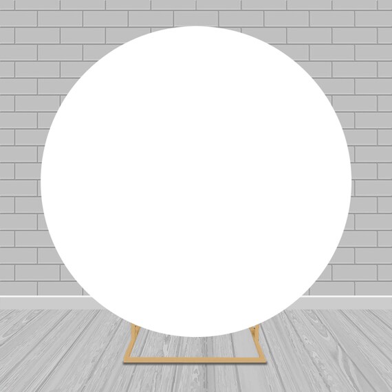Circle Photography Backdrop White Round Backdrops Etsy