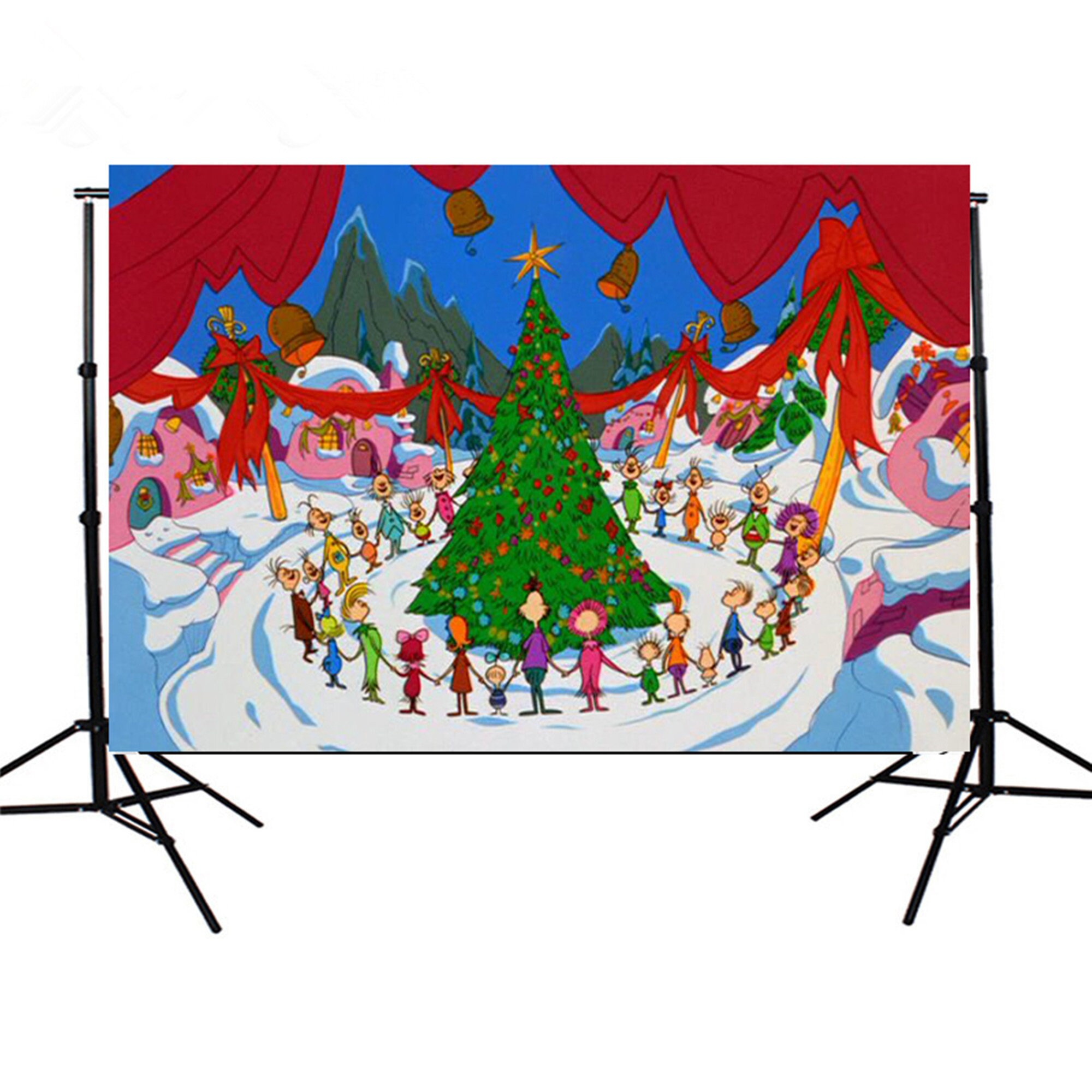 The Grinch Newborn Photo Studio Backdrops Children Christmas Etsy