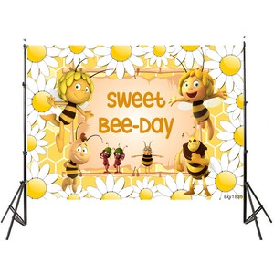 Maya The Bee Photography Background Sunflowers Baby Bee Day Etsy Hong Kong
