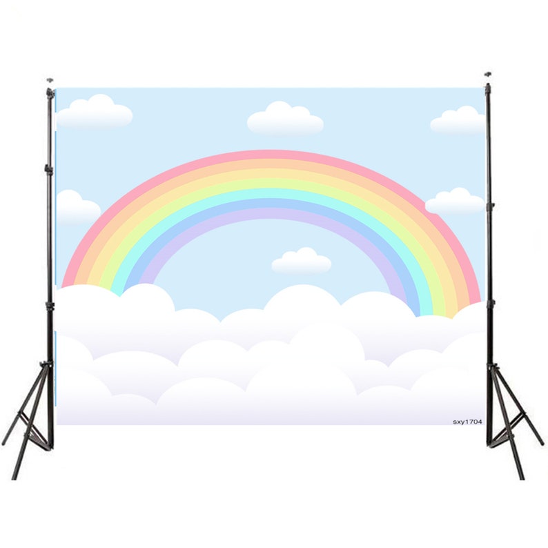 Clouds Rainbow Backdrops For Photos Studio Children Baby | Etsy