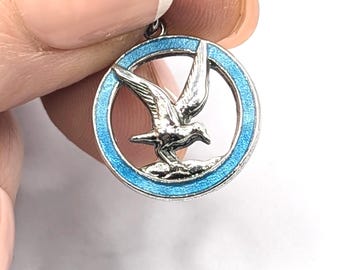 Antique Art Deco TLM Sterling Silver Enamelled Charm / Pendant – Thomas L. Mott
