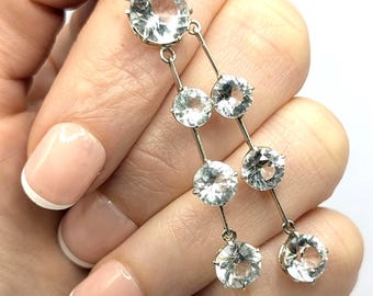 Antique Silver Negligee Pendant | Edwardian, Spinel Drop Necklace