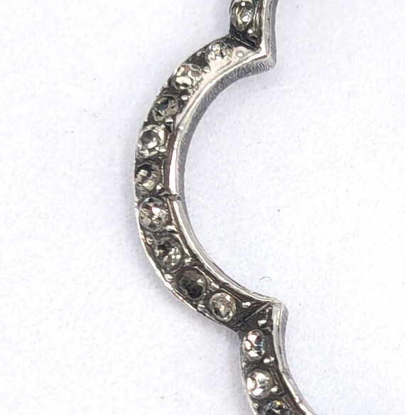 Antique Solid Silver Paste Buckle - image 3