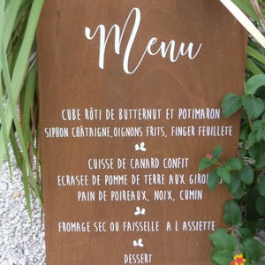 Stickers pour menu de mariage, réception  restaurant ou cérémonie laique .  Lot de stickers personnalisables .