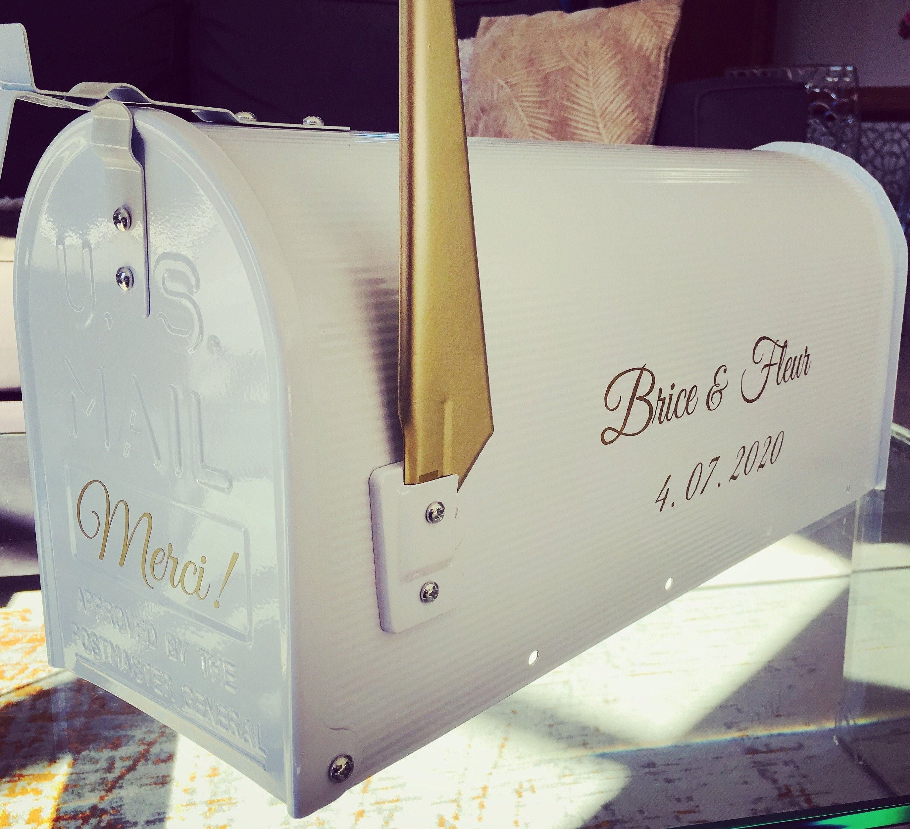 Boîte à Lettres Vintage Métal - Mariage & Décoration - Sans Marque