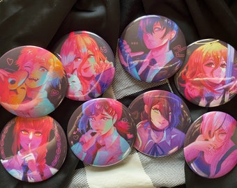 58mm CSM Circle Badges