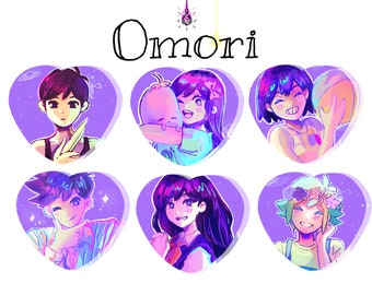 Omori Heart Badges