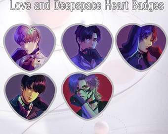 Love and Deepspace Heart Badges
