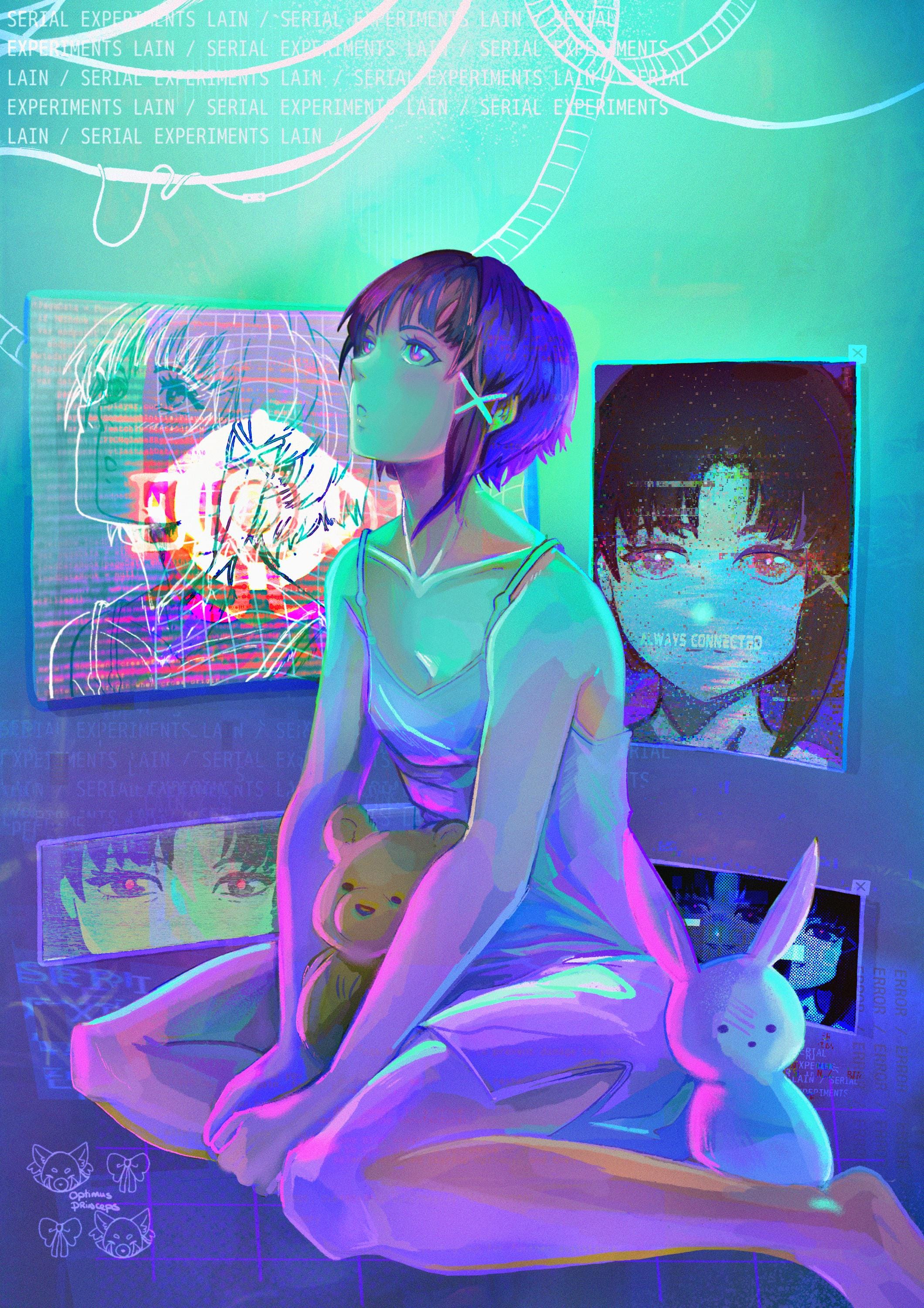 Serial experiments lain poster - Etsy 日本 Serial experiments lain poster - Etsy 日本
