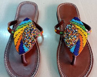 beaded sandals